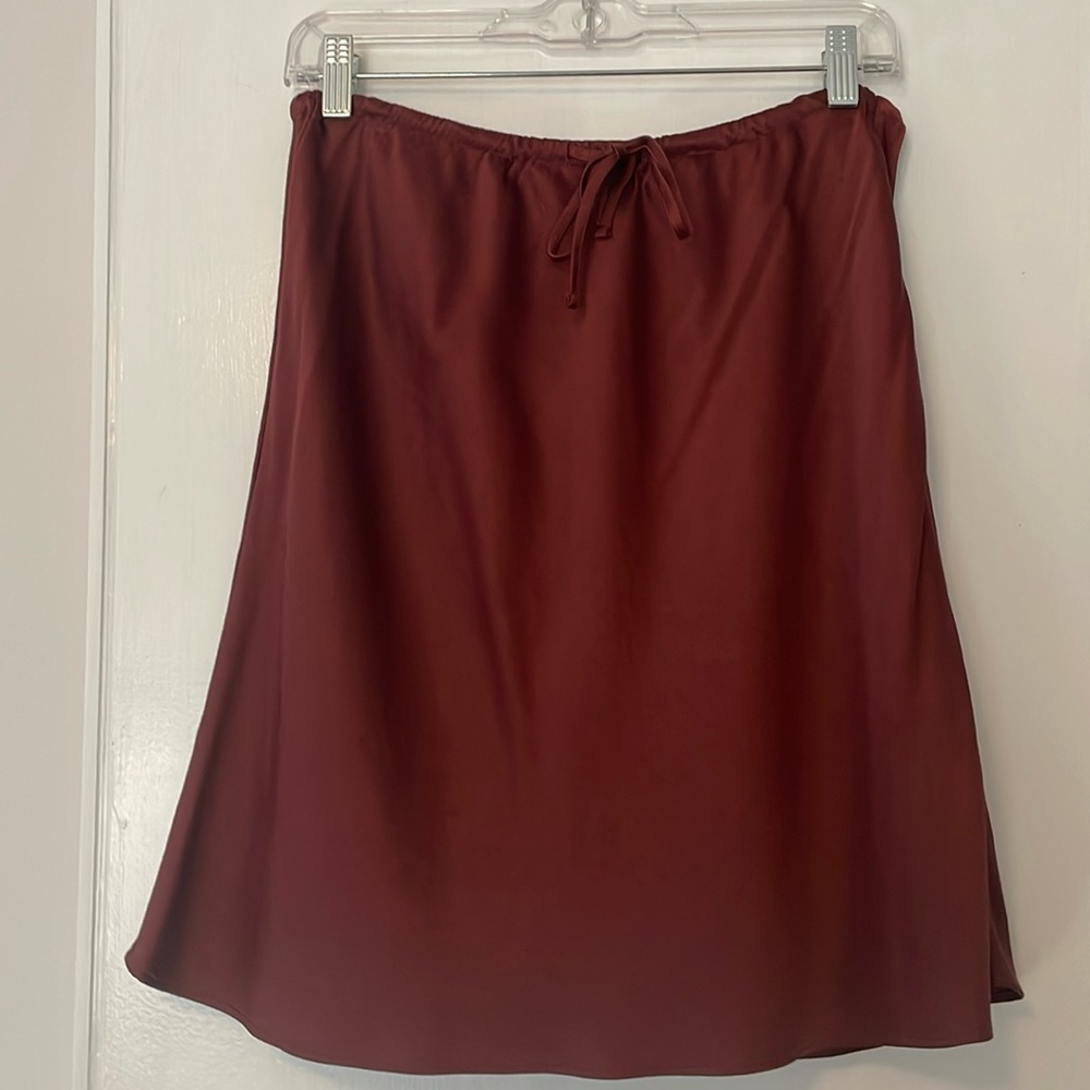Madewell Mini Satin Skirt